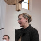 Premiere: die Neu-Ulmer Oberbürgermeisterin Katrin Albsteiger und der Neu-Ulmer Landrat Thorsten Freudenberger halten ein gemeinsames Grußwort