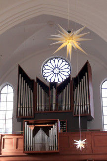 die Simon-Orgel wartet
