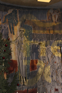 Wandbild in der Erlöserkirche
