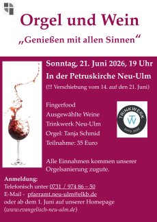 Orgel trifft Wein