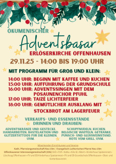 Plakat Adventsbasar 2025