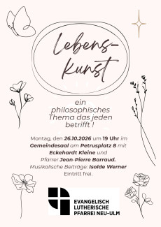 Plakat Lebenskunst