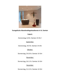 Plakat St. Damian
